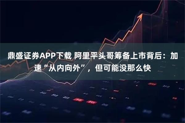 鼎盛证券APP下载 阿里平头哥筹备上市背后：加速“从内向外”，但可能没那么快