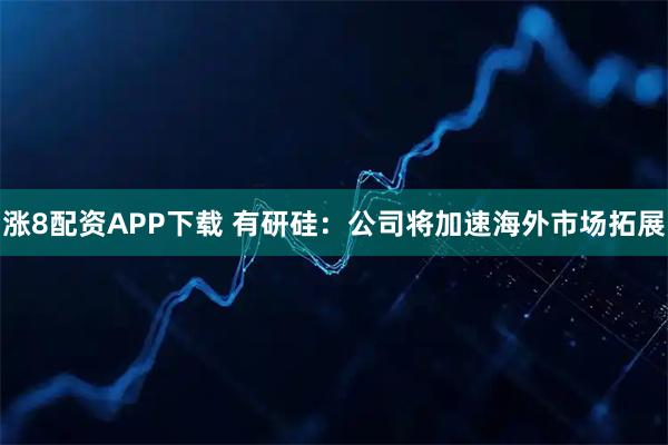 涨8配资APP下载 有研硅：公司将加速海外市场拓展